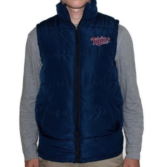 Minnesota Twins MLB Ford Insulated Puffer Full Zip Quilted Vest Size XL - Picture 5 of 8
